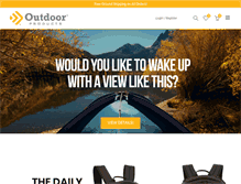 Tablet Screenshot of outdoorproducts.com